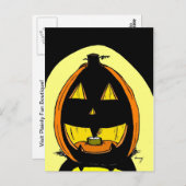 Carte postale Jack o' Lantern (Devant / Derrière)