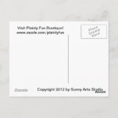 Carte postale Jack o' Lantern (Dos)