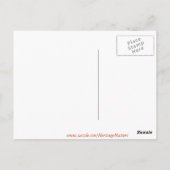 Carte Postale Jack-o-Lantern Halloween heureux (Dos)