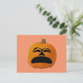 Carte Postale Jack o' Lantern Malheureux Face, Citrouille d'Hall (Debout devant)
