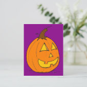 Carte postale Jack o' Lantern Purple (Debout devant)