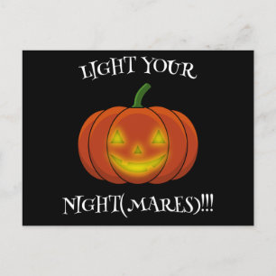 Carte Postale Jack-o'-Lanterne - Allumez vos cauchemars