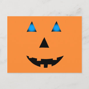 Carte Postale Jack-O-Lanterne bleu