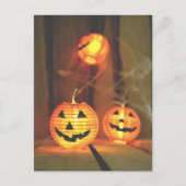Carte postale jack-o-lanterns d'Halloween (Devant)