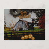 Carte Postale *~* Jack-o-Lanterns - Scarecrow HALLOWEEN (Devant)