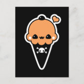 Carte Postale Jack O'Lantern Ice Cream Cone (Devant)
