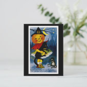 Carte Postale Jack o'Lantern sorcière (Debout devant)