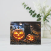 Carte postale "Jack O'Lanterns & Jet" (Debout devant)