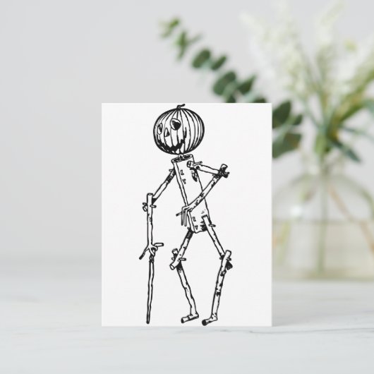Carte Postale Jack Pumpkinhead (Debout devant)