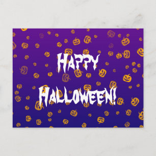 Carte Postale Jack Pumpkins Halloween