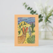 Carte Postale Jack Rabbit, Parodie d'art originale (Debout devant)