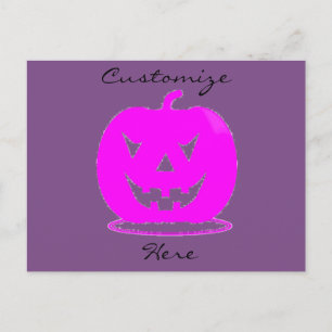 Carte Postale Jack rose olantern Halloween Thunder_Cove