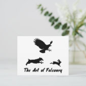 Carte Postale Jack Russel et Falconry (Debout devant)