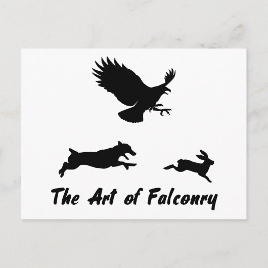 Carte Postale Jack Russel et Falconry (Devant)