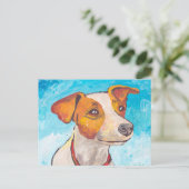 Carte Postale Jack Russell Terrier (Debout devant)