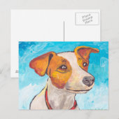 Carte Postale Jack Russell Terrier (Devant / Derrière)