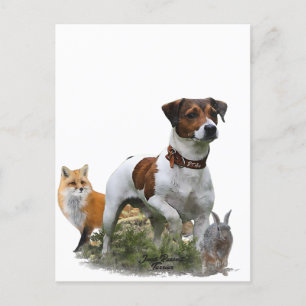 Carte Postale Jack Russell Terrier, Art