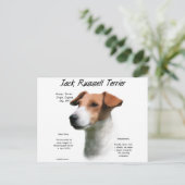 Carte Postale Jack Russell Terrier Histoire (Debout devant)