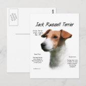Carte Postale Jack Russell Terrier Histoire (Devant / Derrière)