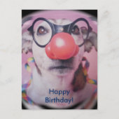 Carte Postale Jack Russell Terrier Joyeux Clown d'anniversaire (Devant)