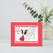 Carte postale Jack Russell Terrier Valentine (Debout devant)