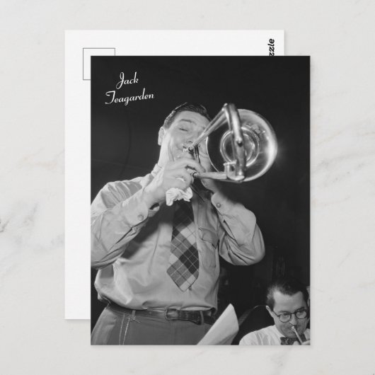 Carte Postale Jack Teagarden (Devant / Derrière)