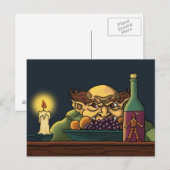 Carte Postale Jack & the giant fairytale postcard (Devant / Derrière)