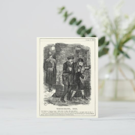 Carte Postale Jack the Ripper - Whitechapel, 1888 (Debout devant)