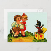 Carte Postale Jack vintage dans la boîte (Devant / Derrière)