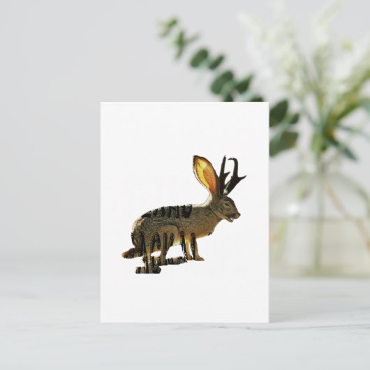 Carte Postale Jackalope (Debout devant)
