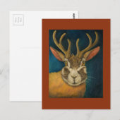 Carte Postale Jackalope (Devant / Derrière)