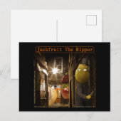 Carte Postale Jackfruit le Ripper Drôle Rick Londres (Devant / Derrière)