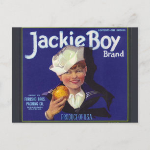 Carte Postale Jackie Boy