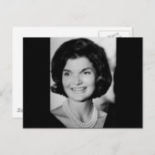 Carte Postale Jackie Kennedy (Devant / Derrière)