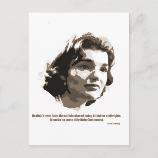 Carte Postale jackie Kennedy (Devant)