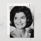 Carte Postale Jackie Kennedy (Devant / Derrière)