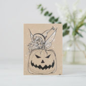 Carte postale Jackolatern Fairy Halloween (Debout devant)