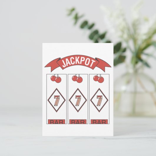 Carte Postale Jackpot mariage (Debout devant)