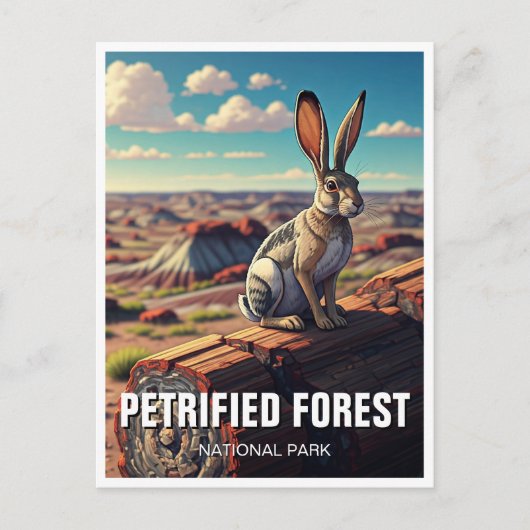 Carte Postale Jackrabbit Petrified Forest National Park Souvenir (Devant)