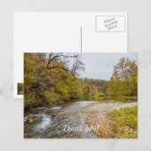 Carte Postale Jacks Fork Automne (Devant / Derrière)