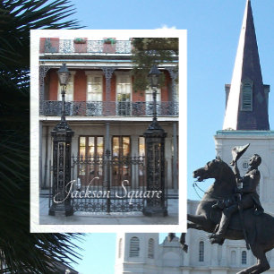 Carte Postale Jackson Carré Gate, Pontalba Building New Orleans
