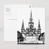 Carte Postale Jackson Carré, La Nouvelle-Orléans, LA (Devant / Derrière)