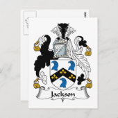 Carte Postale Jackson Family Crest (Devant / Derrière)