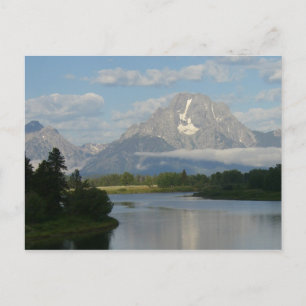 Carte Postale Jackson Hole River au parc national de Grand Teton