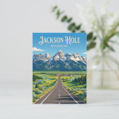 Carte Postale Jackson Hole USA (Debout devant)
