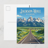 Carte Postale Jackson Hole USA (Devant / Derrière)