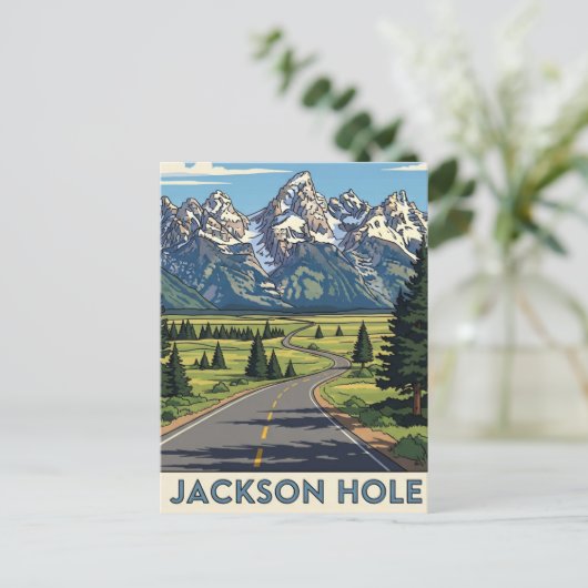 Carte Postale Jackson Hole Wyoming (Debout devant)