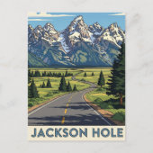 Carte Postale Jackson Hole Wyoming (Devant)