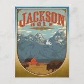 Carte Postale Jackson Hole Wyoming (Devant)