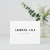 Carte Postale Jackson Hole Wyoming (Debout devant)